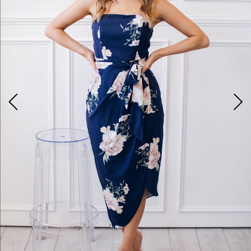 Esther & co strapless dress